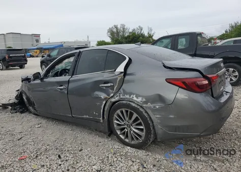 2018 Infiniti Q50 Pure from USA, damaged, VIN JN1CV7AP1JM241405
